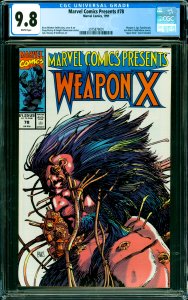 Marvel Comics Presents #78 CGC Graded 9.8 Weapon X, Sgt. Fury/Dracula, Iron M...