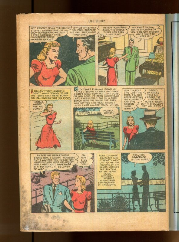 Life Story #1 - Marc Swayze / Golden Age / WE COMBINE SHIPPING (2.5) 1949
