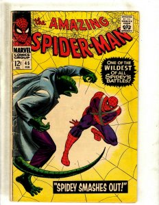 Amazing Spider-Man # 45 VG/FN Marvel Comic Book Mary Jane Appearance Gwen BJ1