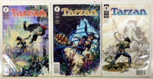 Tarzan Lot of 3 #1, 2, 3 1996 Dark Horse Comics Newsstand 1st Print Comic Books