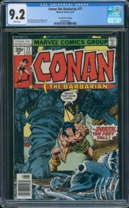 Conan #77 (Marvel, 1977) CGC 9.2 - PRICE VARIANT