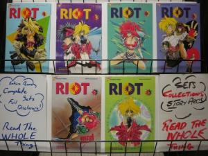 RIOT ACT  (1995 VIZ) 1-6  SATOSHI SHIKI