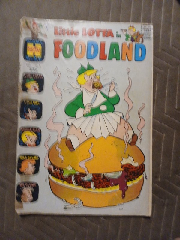 Little Lotta Foodland #9 Silver Age 1965 Square Bound Giant Harvey Comics