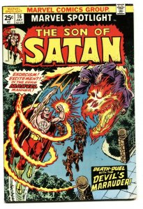 Marvel Spotlight #16 comic book-Marvel- Son of Satan 1973