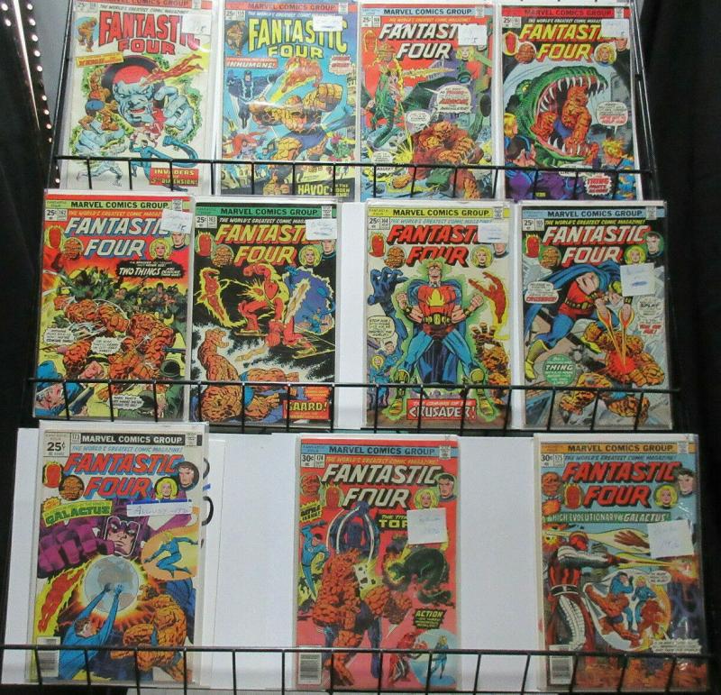 Fantastic Four (Marvel 1975) #158-173 Lot of 11Diff Xemu Galactus Inhumans