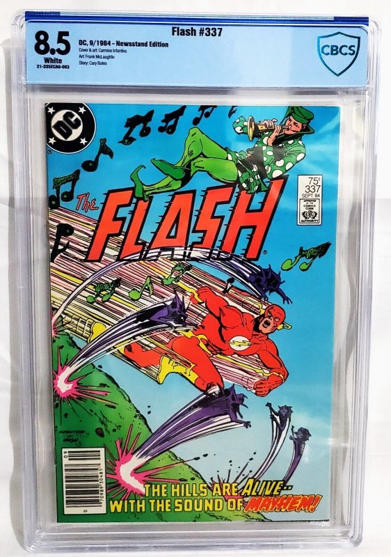 FLASH #337 Newstand CBCS 8.5 Carmine Infantino Pied Piper Appearance DC Comics