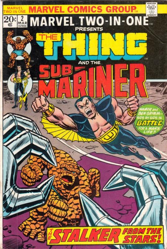 Marvel Two-In-One #2 (Mar-74) VF/NM High-Grade The Thing