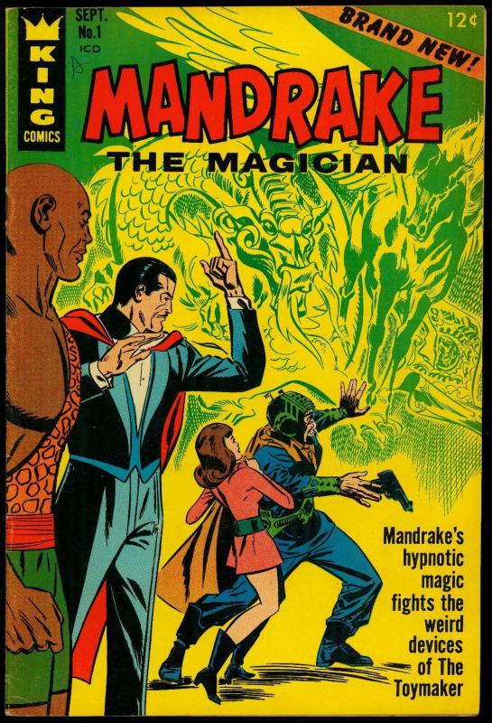 Mandrake The Magician #1 1966- The Phantom- King Comics FN+