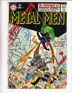 Metal Men #4 GD ross andru - dc comics 1963 - silver age - claw game arcade