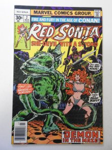 Red Sonja #2 (1977) VF+ Condition!