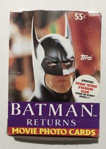 Complete Box of 1992 Topps Batman Returns Movie Photo Collectors Cards