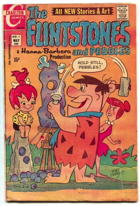 Flintstones and Pebbles #4 1971- Charlton comics VG