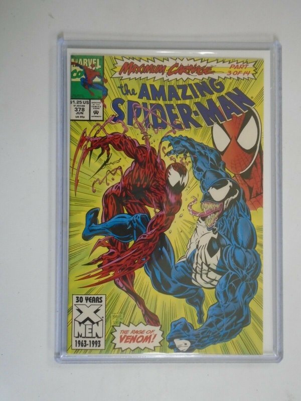 Amazing Spider-Man #378 Maximum Carnage part 3 9.4 NM CGC it (1993 1st Series)