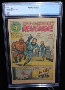 Fantastic Four #4 (CGC PG) Centerfold Only - 1st App. Sub-Mariner in Silver Age