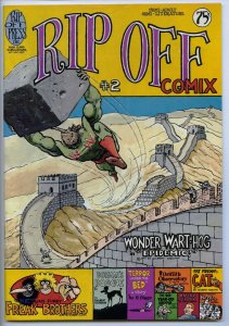 RIP OFF COMIX #2 - 7.0, OW-W - 1st printing - Freak Brothers