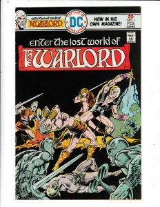 ENTER THE LOST WORLD OF THE WARLORD #1  VF/FN       DC COMICS