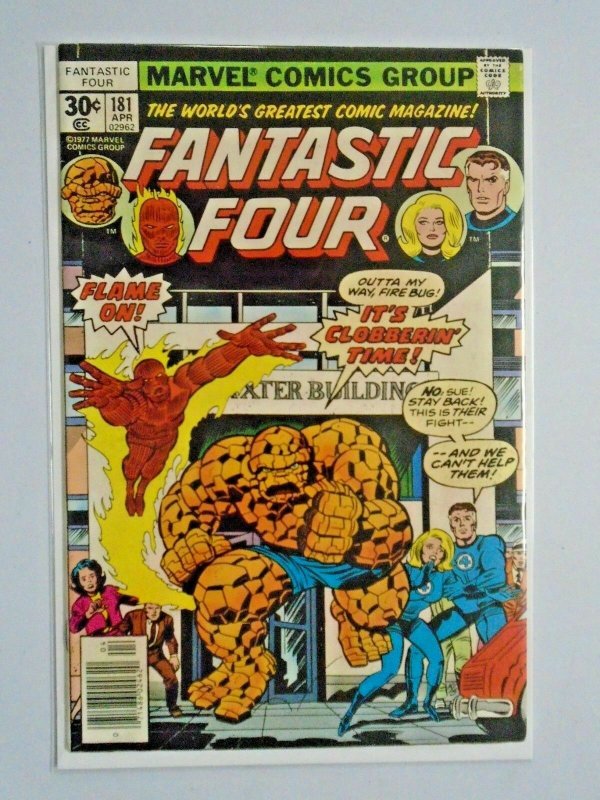 Fantastic Four #181 Newsstand 1st First Series 7.0 (1977)