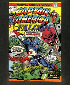 Captain America #185 Scream the Scarlet Skull! Red Skull Appearance!