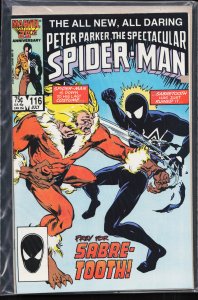 The Spectacular Spider-Man #116 (1986) Spider-Man [Key Issue]