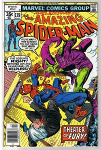 AMAZING SPIDER-MAN #179, VF/nm, Green Goblin, Ross Andru,1963,more ASM in store