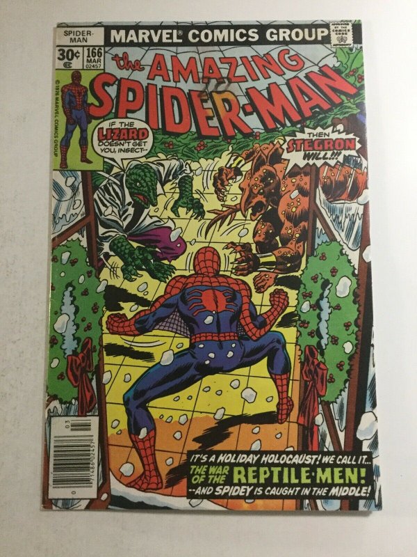 Amazing Spider-Man 166 Vg Very Good 4.0 Marvel Comics