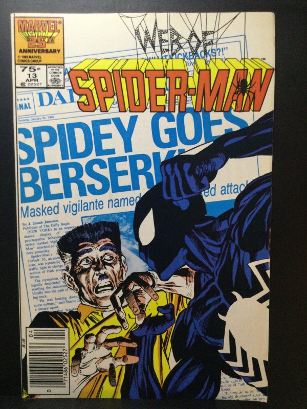 Web of Spider-Man #13 Newsstand Edition (1986)