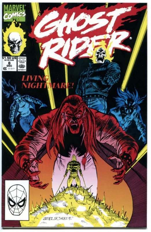 GHOST RIDER #6 7 8 9 10, NM+, Johnny Blaze, Punisher, Mark Texeira, 1990