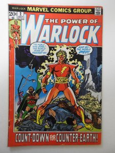 Warlock #2 (1972) GD Condition moisture damage, tape pull bc
