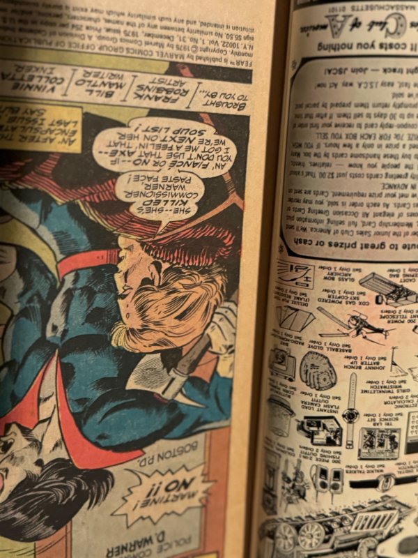 Adventure Into Fear #31 (1975) final issues Morbius Run