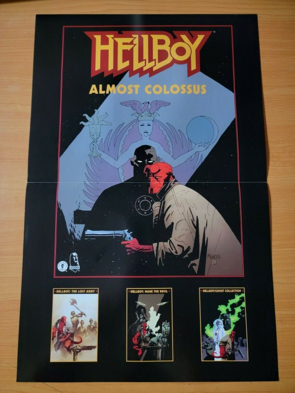 17 x 11 Hellboy Almost Colossus Comic Book Promo Poster NO PIN HOLES NEW