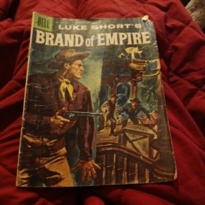 BRAND OF EMPIRE ''LUKE SHORT'' DRUCKER-art 4-COLOR  #771 Silver age 1957 DELL