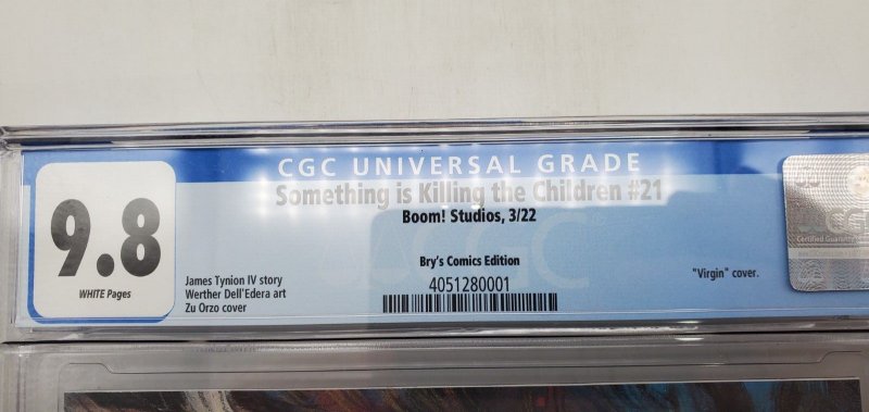 Something is Killing the Children #21 Bry's Comics Virgin CGC 9.8