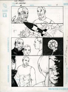 JSA: Classified #30 pg 4 Alex Sanchez Original Art  Mr. Terrific Justice Society