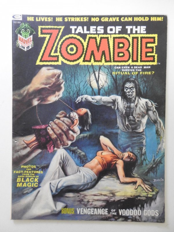 Tales of the Zombie #3 Vengeance of the Voodoo Gods! VG/Fine Condition!