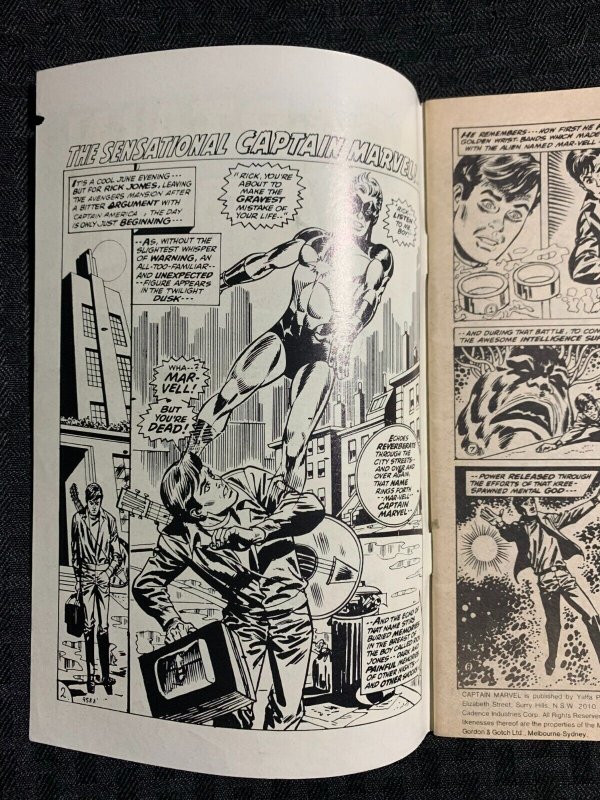 1981 CAPTAIN MARVEL Pocket/Digest #8 FN 6.0 Day of the Android Man