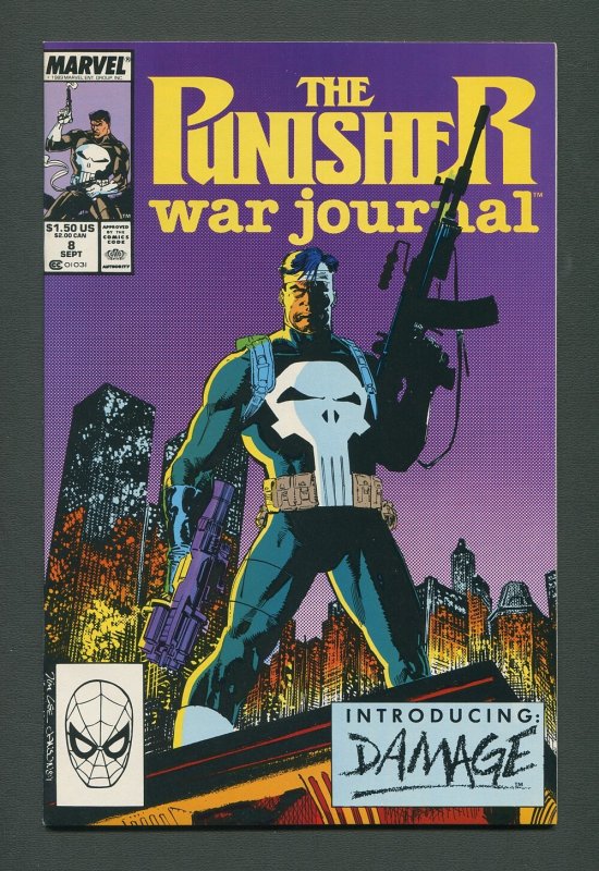 Punisher War Journal #8  / 9.6 NM+  / September 1989