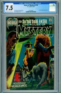 HOUSE OF MYSTERY #192 CGC 7.5 1971 DC WRIGHTSON cover 4318358002