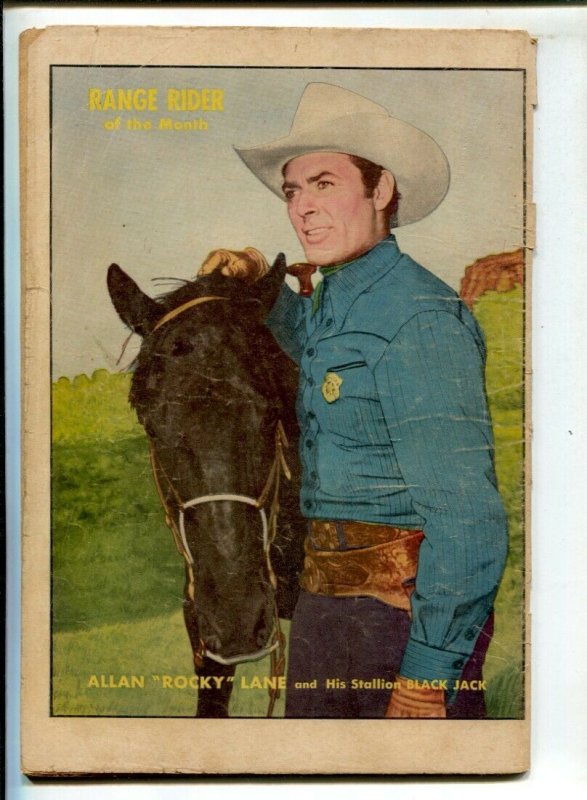 Cowboy Love #1 1949-Fawcett-First issue-Rocky Lane photo back cover-My Darli...