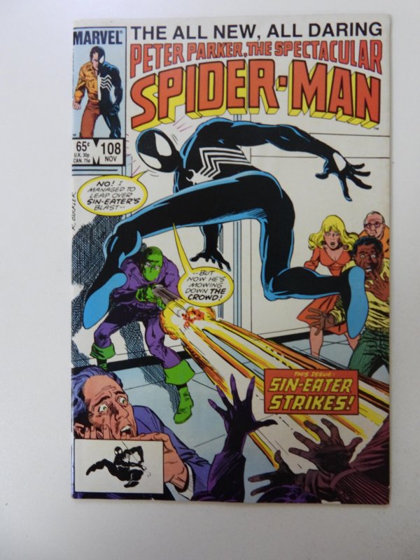 The Spectacular Spider-Man #108 Direct Edition (1985) VF condition