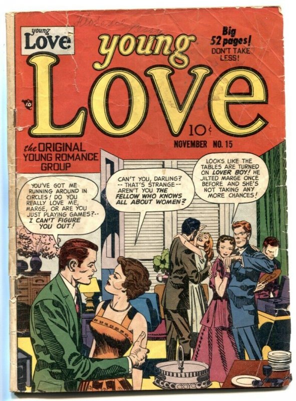 Young Love #15 1950- Simon & Kirby- Golden Age Romance G