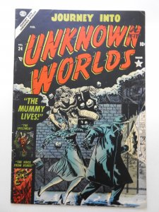 Journey Into Unknown Worlds #24 Pre-Code Horror! Awesome Cover! VG/Fine Cond!!