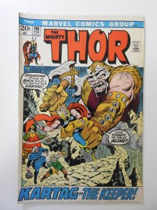 Thor #196 (1972) VG+ Condition moisture stain