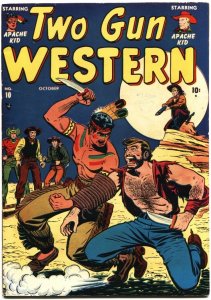 TWO GUN WESTERN #10-1951-APACHE KID-TEXAS KID-KID COLT-WESTERN PRE-CODE