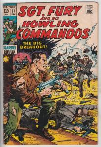 Sgt. Fury and His Howling Commandos #61 (Dec-68) VG Affordable-Grade Sgt. Fur...