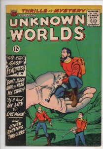 UNKNOWN WORLDS #33, FN/VF, Silver Age, Horror Sci-Fi 1964, ACG