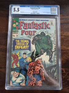 Fantastic Four 58 CGC 5.5 UK price variant only 2 copies graded higher