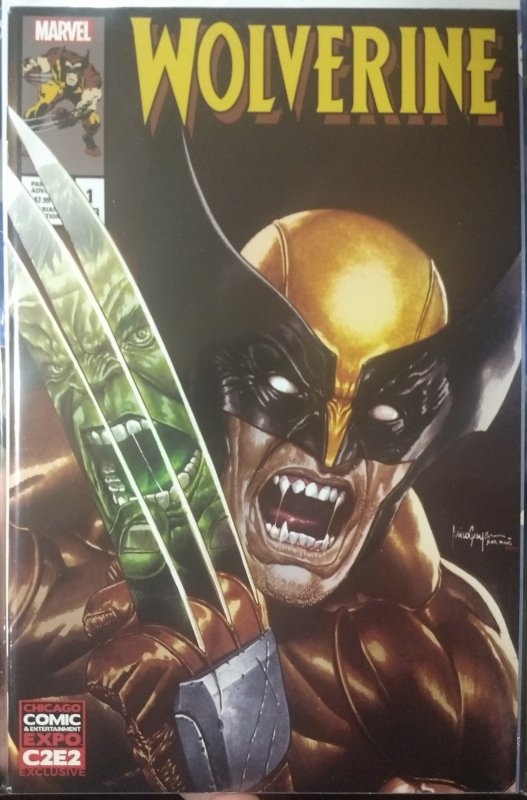 Wolverine #1 NM homage to hulk #340