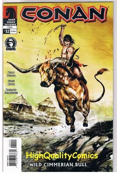 CONAN #32, NM+, Kurt Busiek, Wild Cimmerian Bull, 2004, more in store