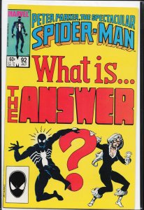 The Spectacular Spider-Man #92 (1984) Spider-Man