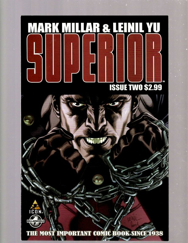 SUPERIOR Complete Marvel Icon Comic Books # 1 2 3 4 5 6 7 Mark Millar Yu RP4